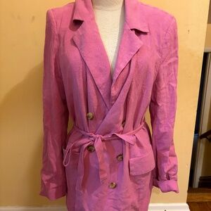 Pink Free People blazer